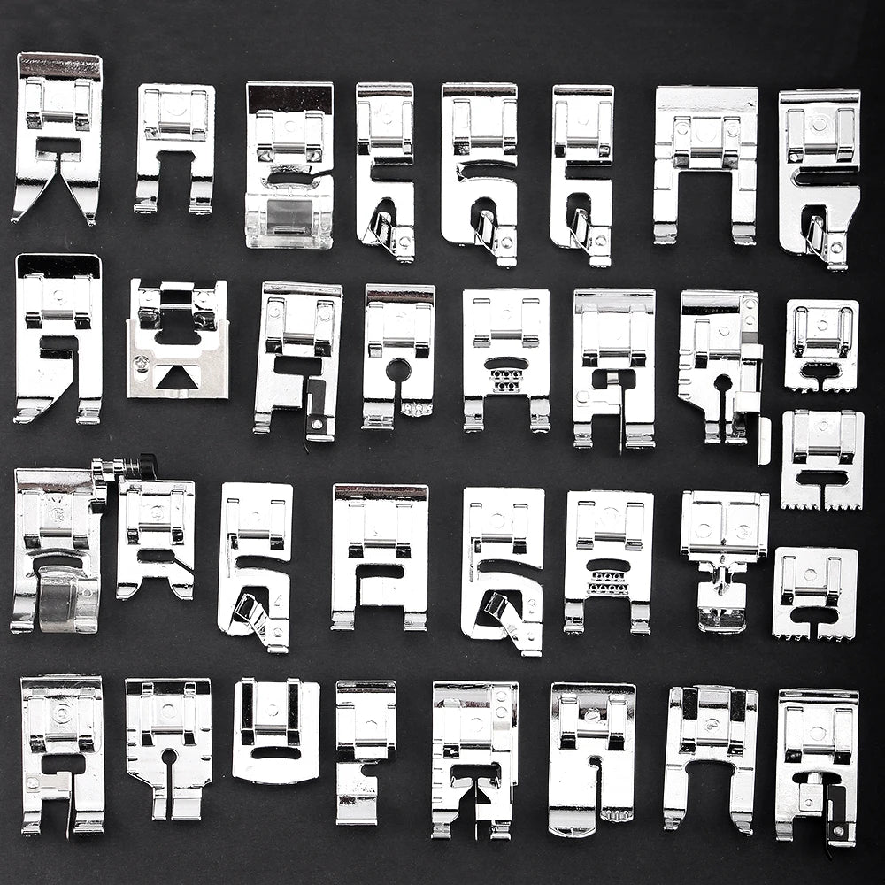 82Pc/Set Full Set Sewing Machine Presser Feet Tool Set, Multifunctional & Durable & Professional Presser Foot Accessories Kit